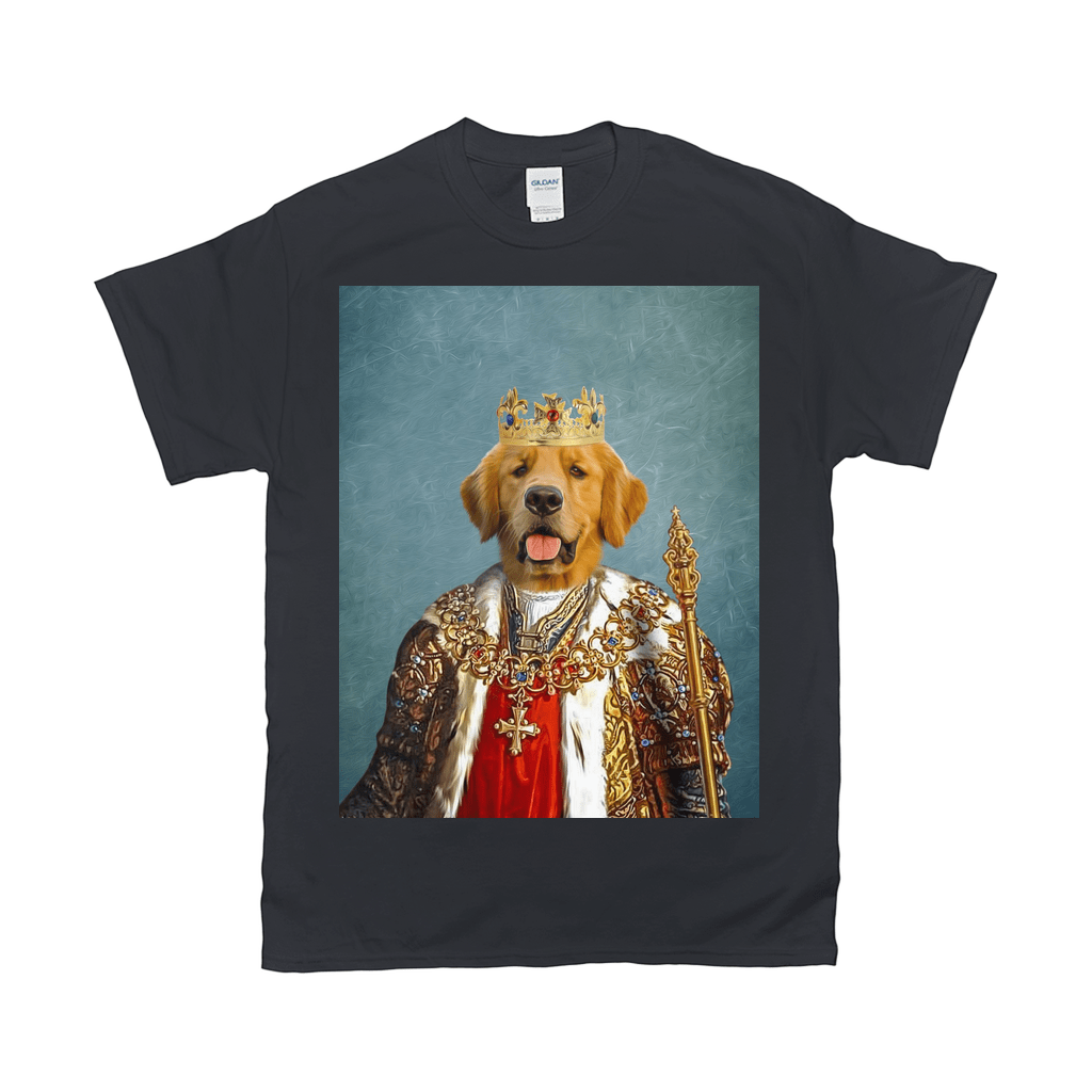 &#39;The King&#39; Personalized Pet T-Shirt