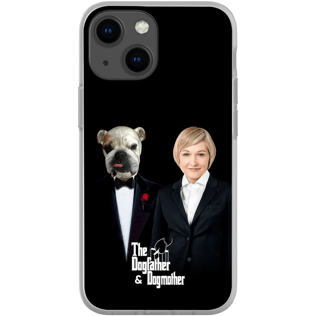 &#39;The Dogfather &amp; Dogmother&#39; Personalized Pet/Human Phone Case