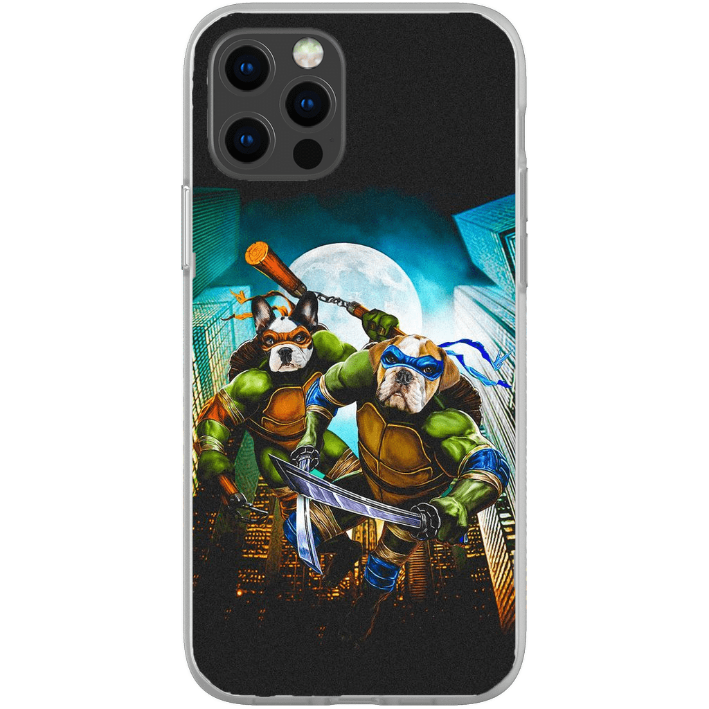 &#39;Teenage Mutant Ninja Doggos&#39; Personalized 2 Pet Phone Case