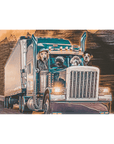 'The Truckers' Personalized 4 Pet Standing Canvas