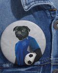 Pin personalizado de jugador de fútbol