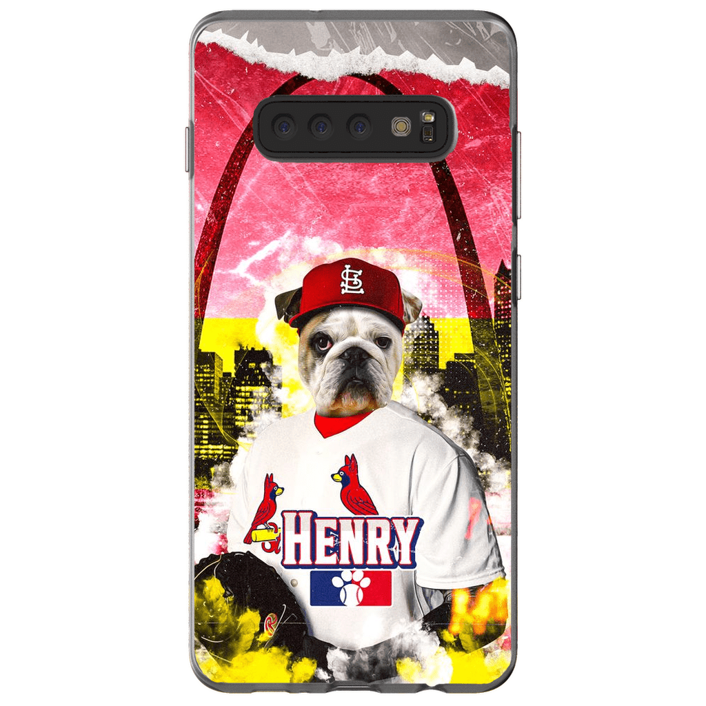 &#39;St. Louis Cardipaws&#39; Personalized Phone Case