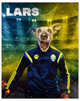 'Sweden Doggos Soccer' Personalized Pet Poster