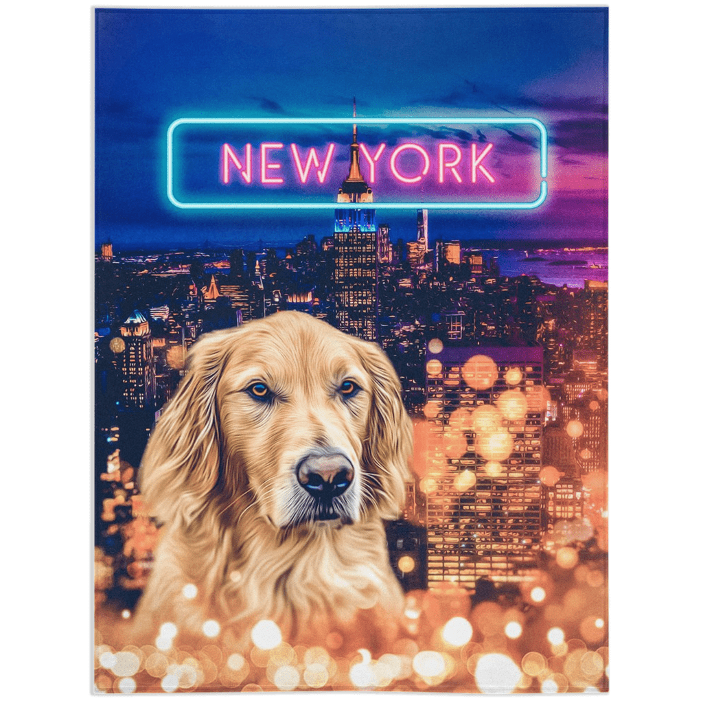 &#39;Doggos of New York&#39; Personalized Pet Blanket