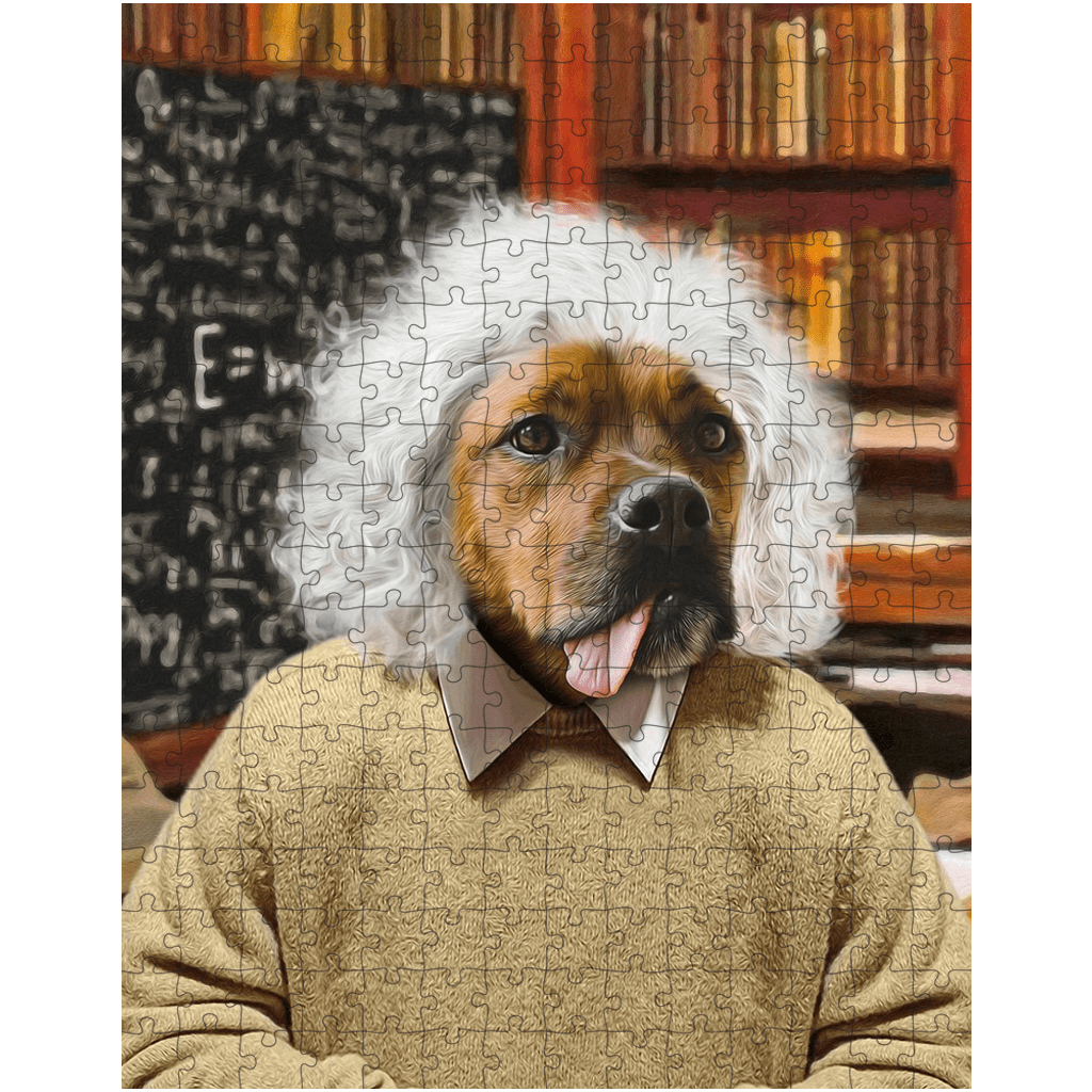 &#39;Albert Pawstein&#39; Personalized Pet Puzzle