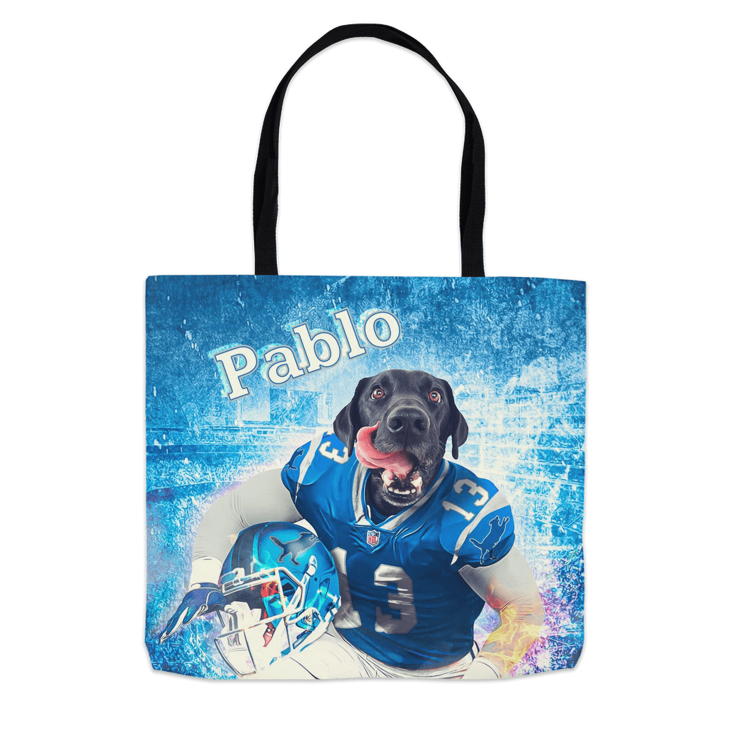 &#39;Detroit Doggos&#39; Personalized Tote Bag