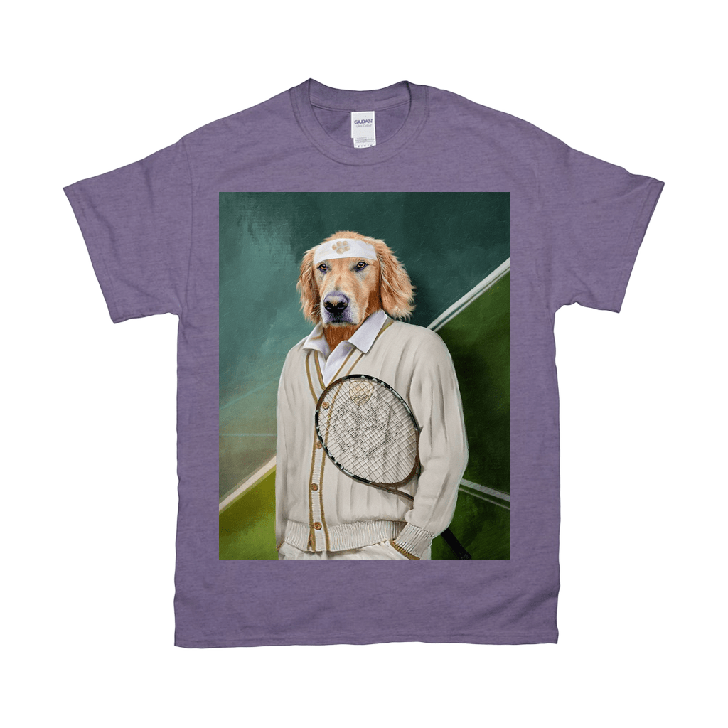 &#39;Tennis Player&#39; Personalized Pet T-Shirt