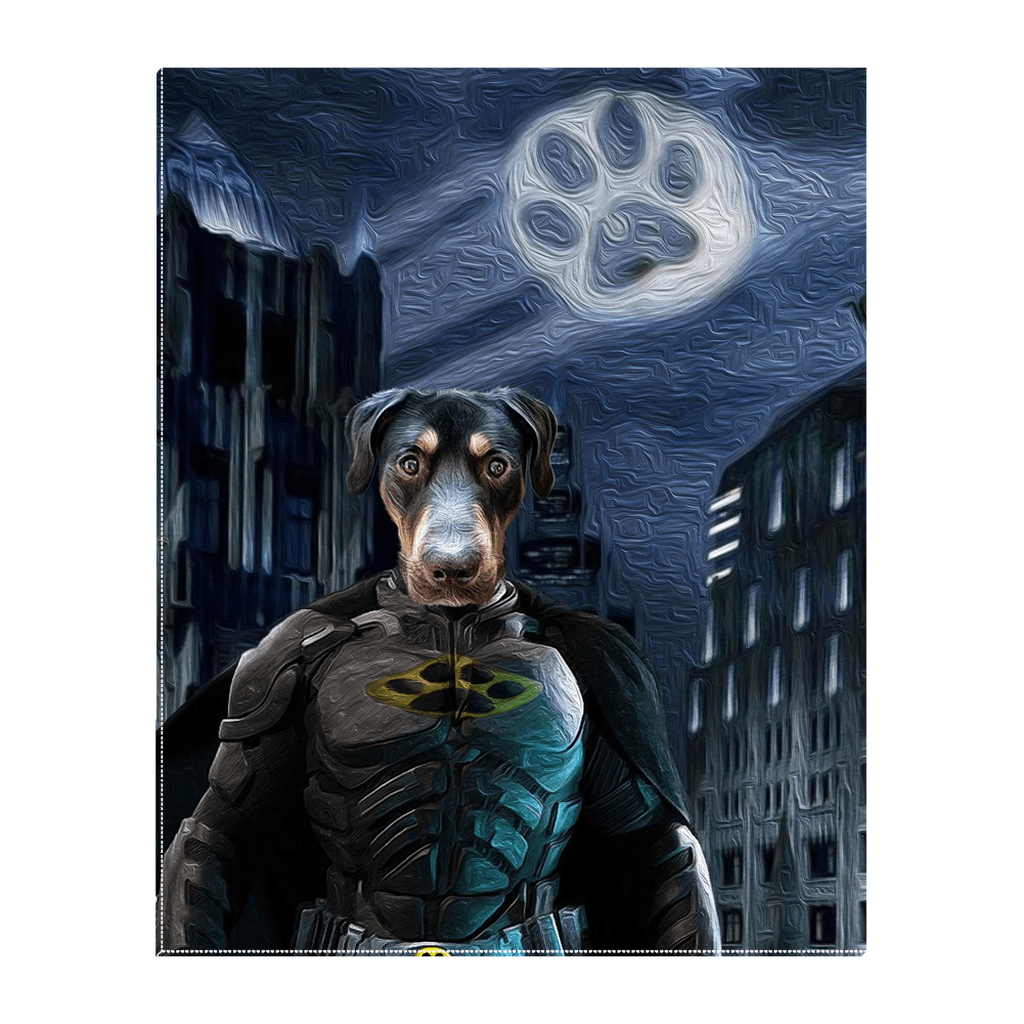 Lienzo personalizado para mascotas &#39;The Batdog&#39;