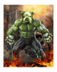 'Doggo Hulk' Personalized Pet Standing Canvas