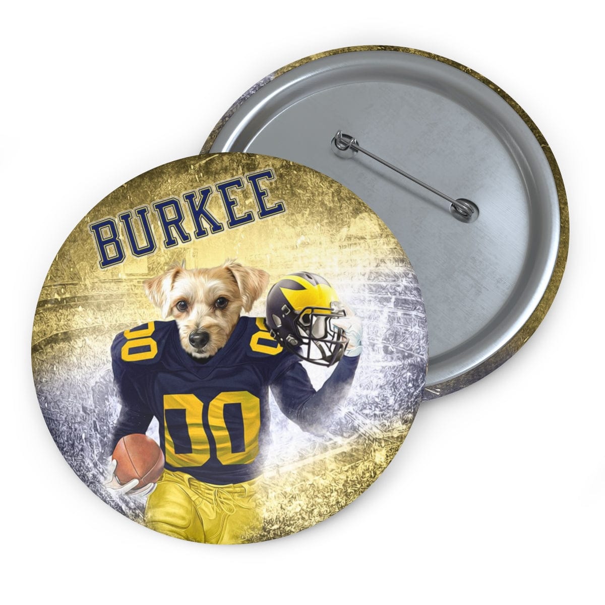 Pin personalizado de Michigan Doggos
