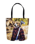 'The Lumberjack' Personalized Tote Bag