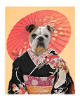 'Memoirs of a Doggeisha' Personalized Pet Standing Canvas