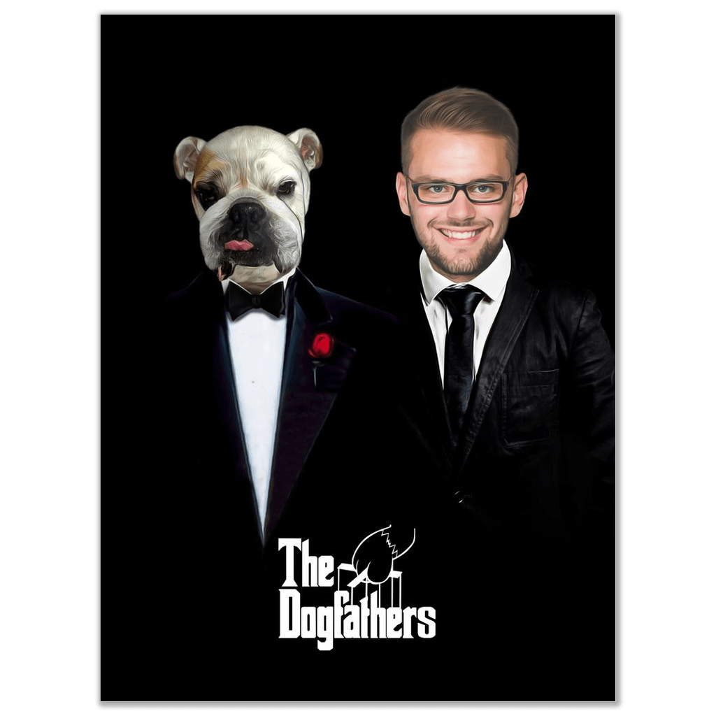 &#39;The Dogfathers&#39; Personalized Pet/Human Poster