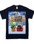 'South Bark' Personalized 2 Pet T-Shirt