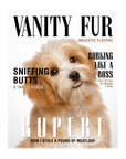 'Vanity Fur' Personalized Pet Standing Canvas