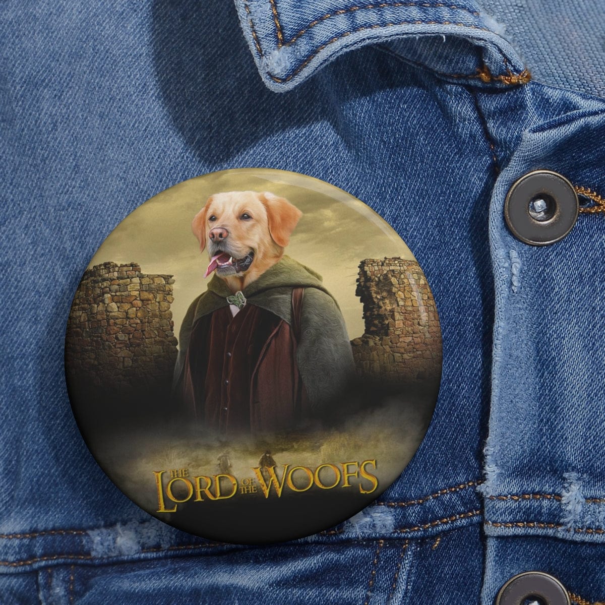 Lord Of The Woofs Custom Pin