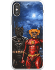 'Batdog & Flash Doggo' Personalized 2 Pet Phone Case