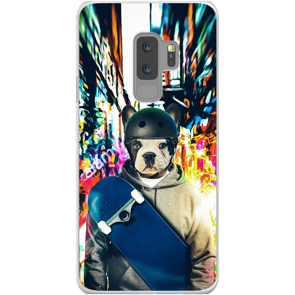 &#39;The Skateboarder&#39; Personalized Phone Case