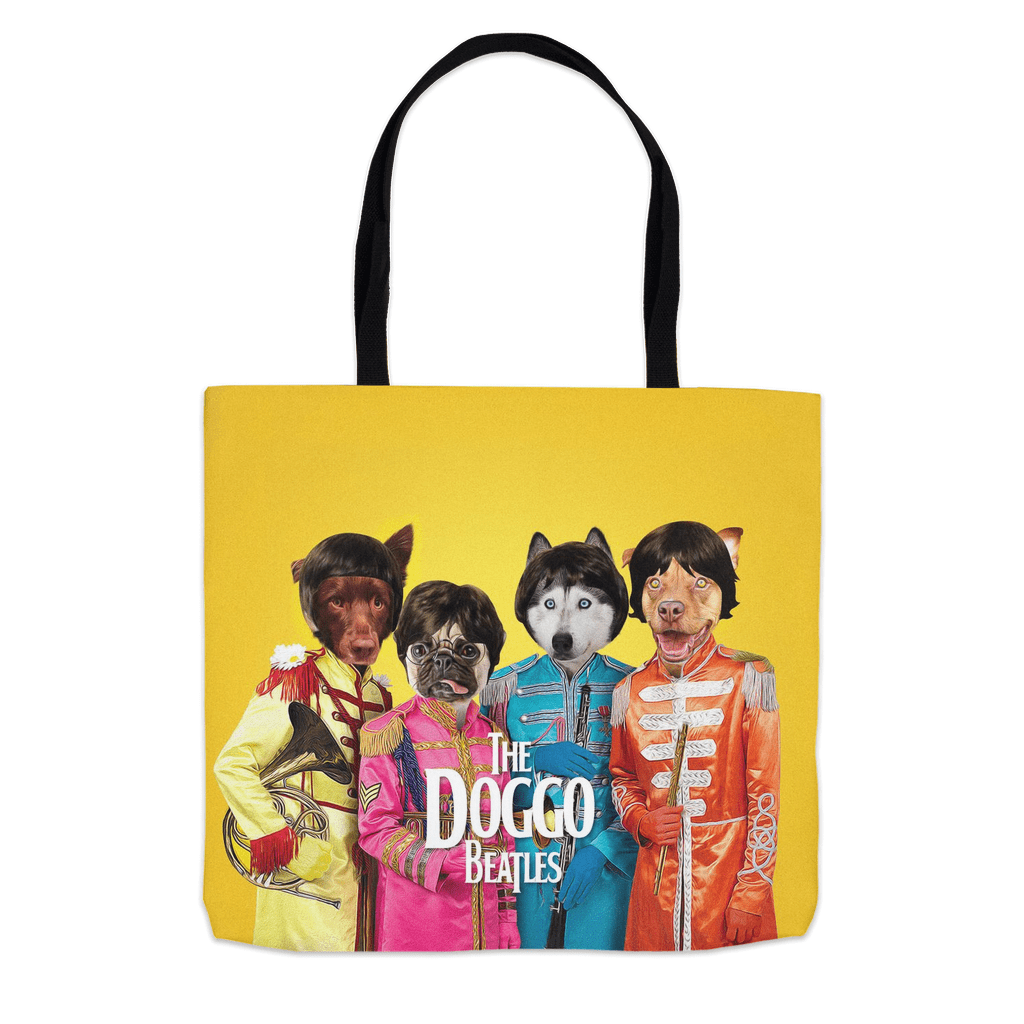 'The Doggo Beatles' Personalized 4 Pet Tote Bag