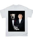 Camiseta personalizada para mascota/humano 'The Dogfather &amp; Dogmother' 