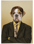 'Dwight Woofer' Personalized Pet Blanket