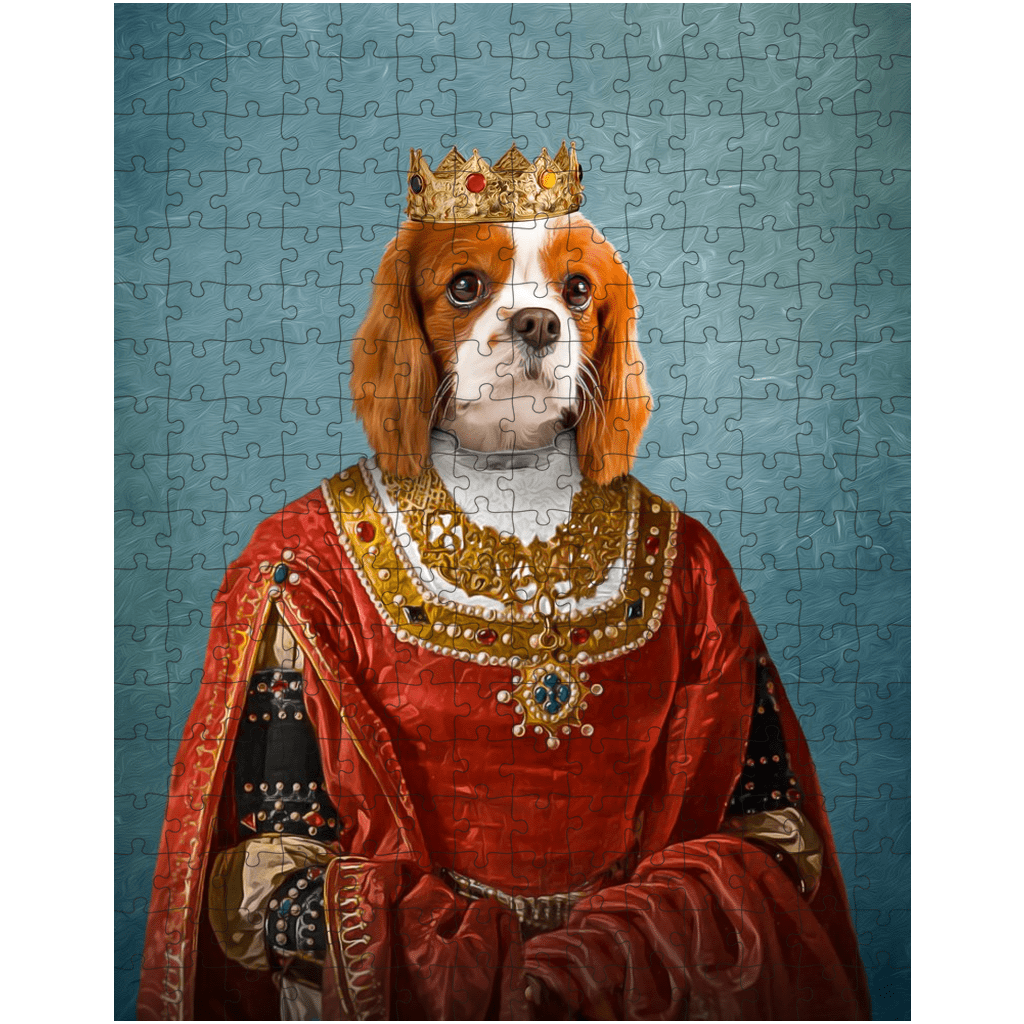 &#39;The Queen&#39; Personalized Pet Puzzle