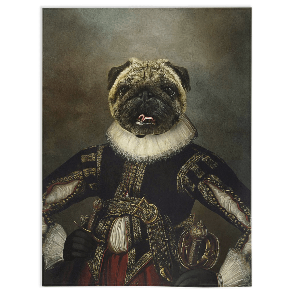 &#39;William Dogspeare&#39; Personalized Pet Blanket