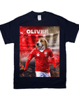 'Denmark Doggos Soccer' Personalized Pet T-Shirt