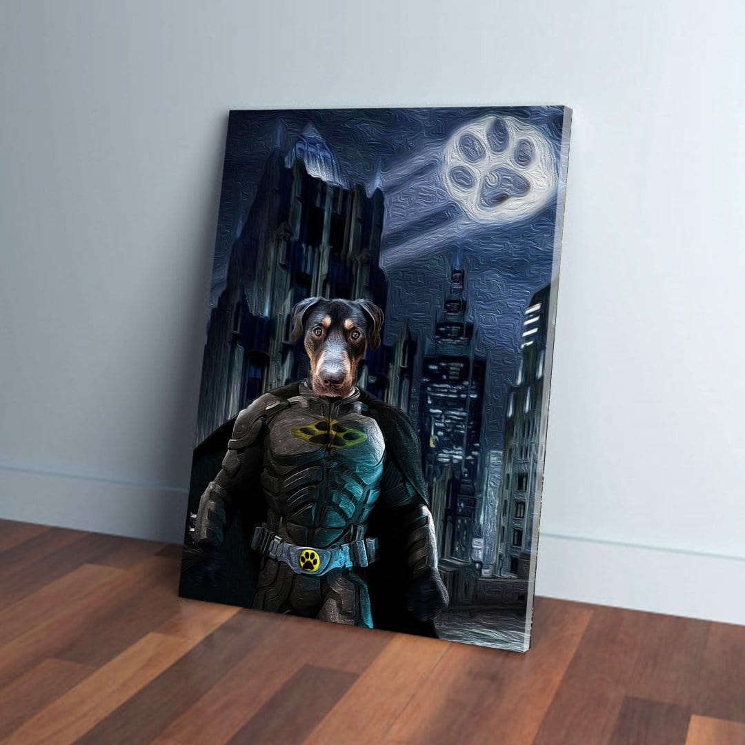&#39;Batdog&#39; Personalized Pet Canvas
