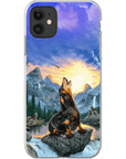 'The Retro Wolf' Personalized Phone Case