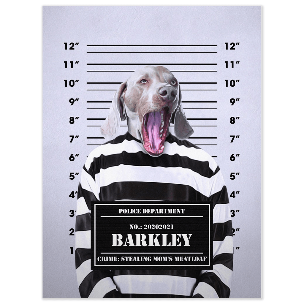 &#39;The Guilty Doggo&#39; Personalized Pet Poster