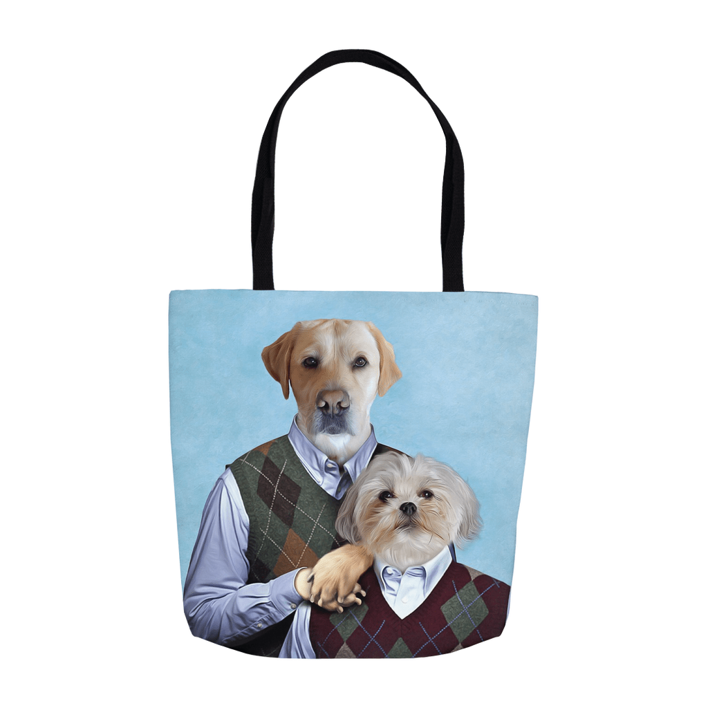 Bolsa de tela personalizada para 2 mascotas &#39;Step Doggos&#39;