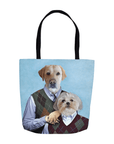 Bolsa de tela personalizada para 2 mascotas 'Step Doggos'