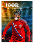 'Russia Doggos Soccer' Personalized Pet Poster