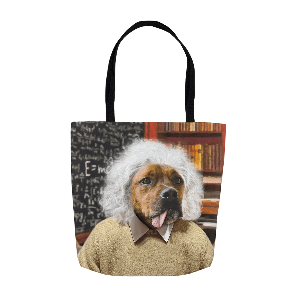 &#39;Albert Pawstein&#39; Personalized Tote Bag