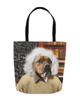 'Albert Pawstein' Personalized Tote Bag