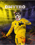 'Ukraine Doggos Euro Football' Personalized Pet Puzzle