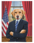 Manta personalizada para mascotas 'El Presidente' 