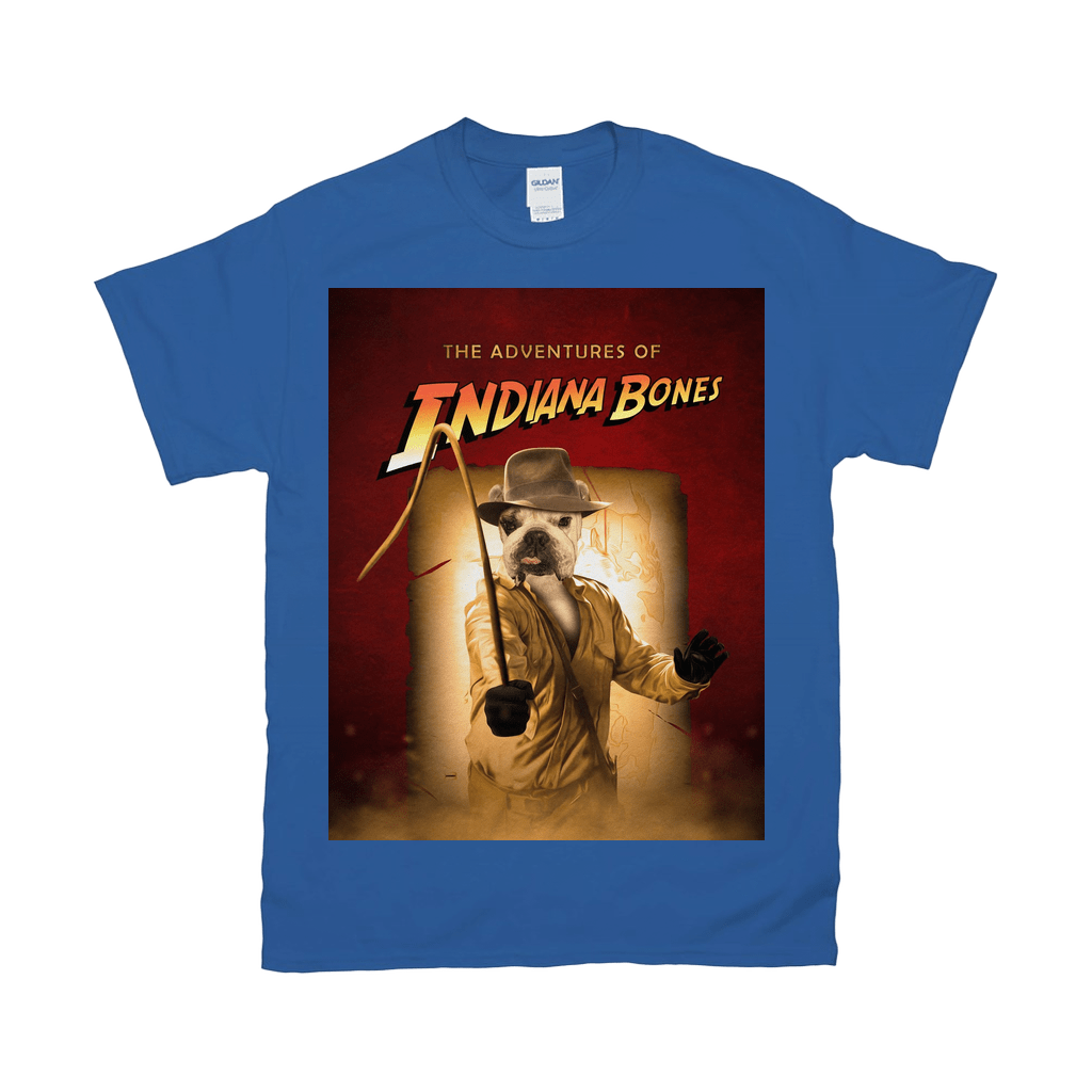 &#39;The Indiana Bones &#39; Personalized Pet T-Shirt