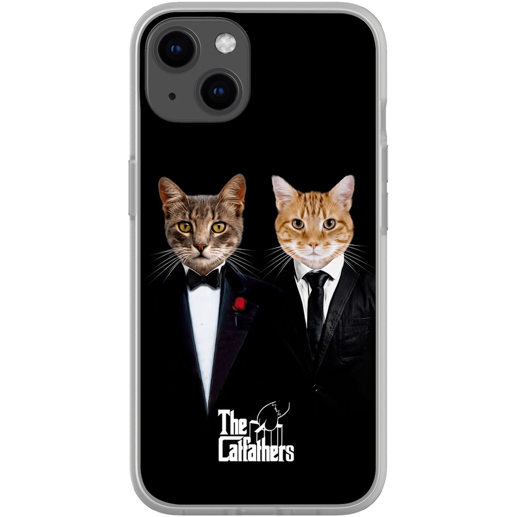 &#39;The Catfathers&#39; Personalized 2 Pet Phone Case