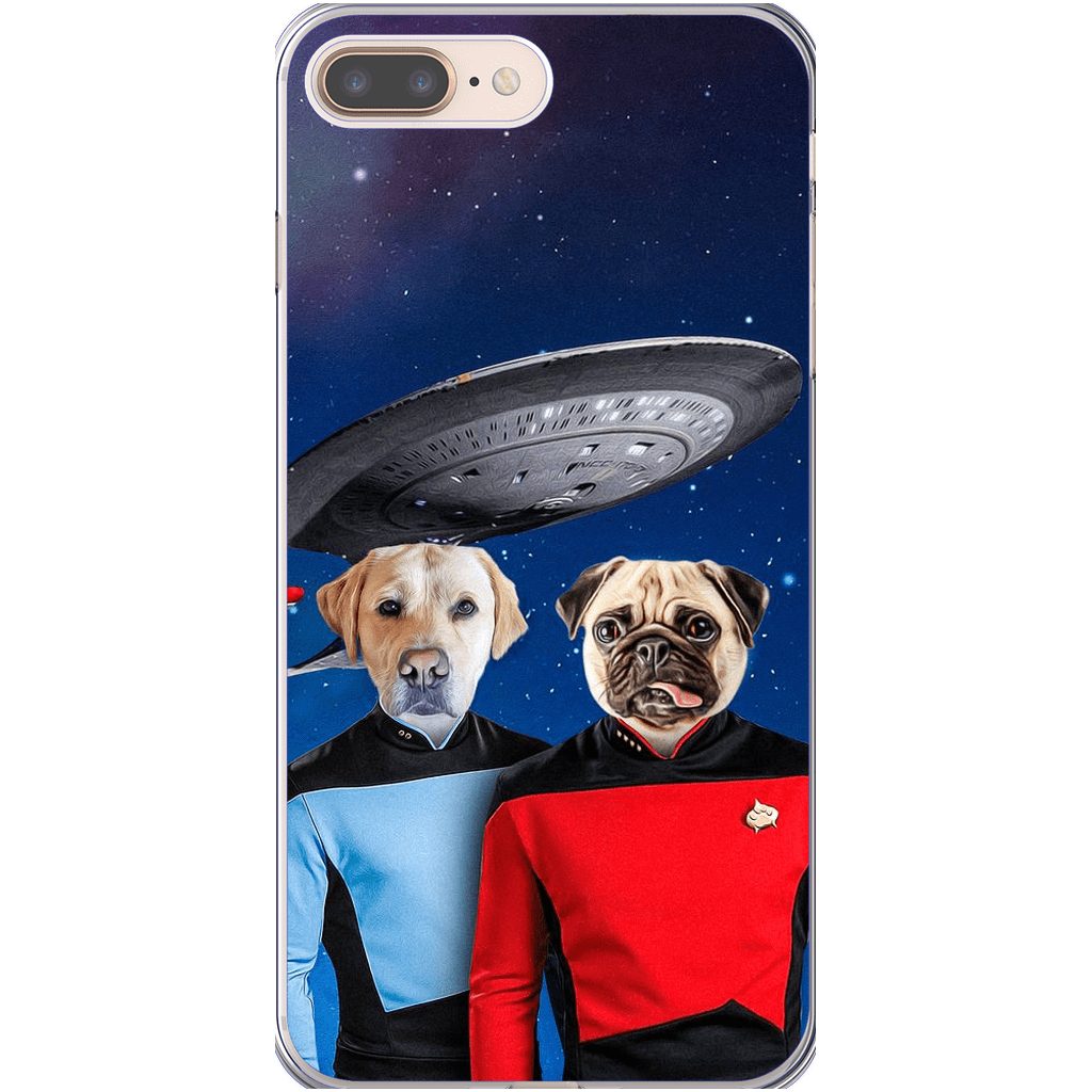 &#39;Doggo-Trek&#39; Personalized 2 Pet Phone Case