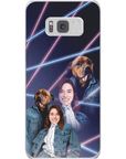 '1980s Lazer Portrait Pet(Male)/Human(Female)' Personalized Phone Case