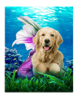 'The Mermaid' Personalized Pet Standing Canvas