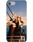 'Titanic Doggos' Personalized 2 Pet Phone Case