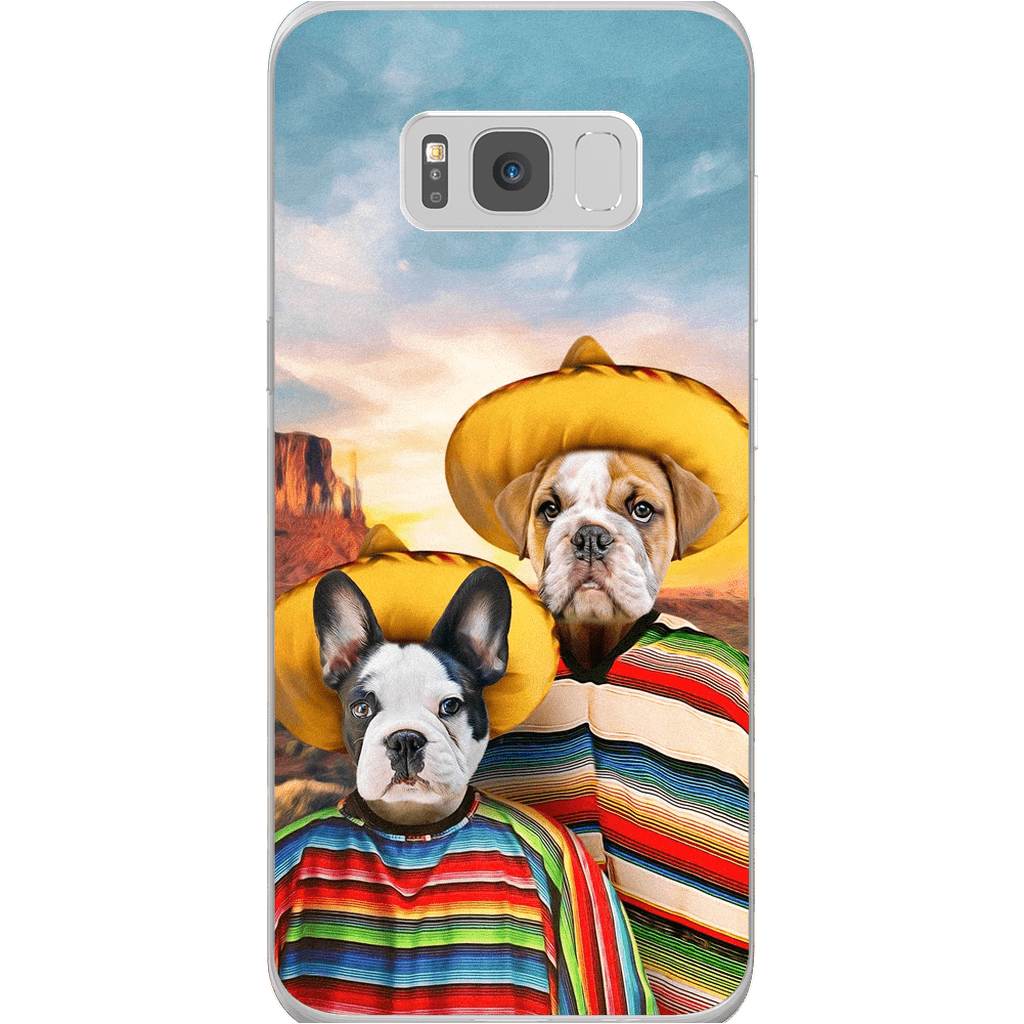 &#39;2 Amigos&#39; Personalized 2 Pet Phone Case
