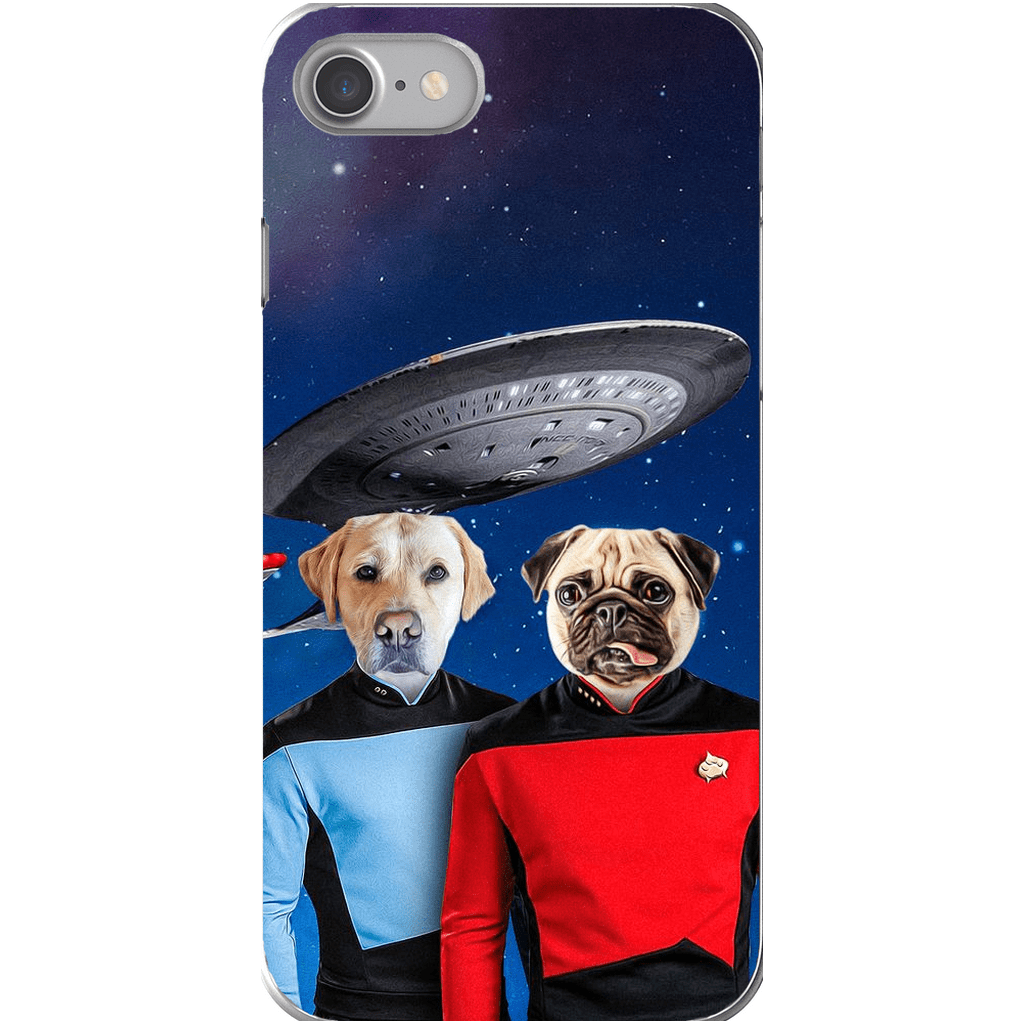 &#39;Doggo-Trek&#39; Personalized 2 Pet Phone Case