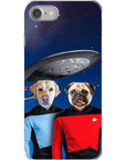 'Doggo-Trek' Personalized 2 Pet Phone Case