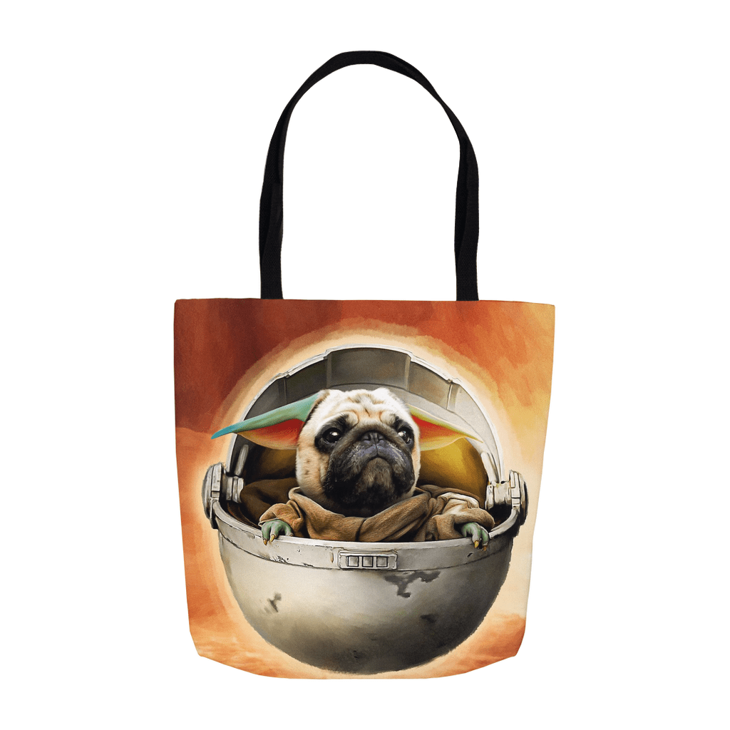 &#39;Baby Yodogg&#39; Personalized Tote Bag