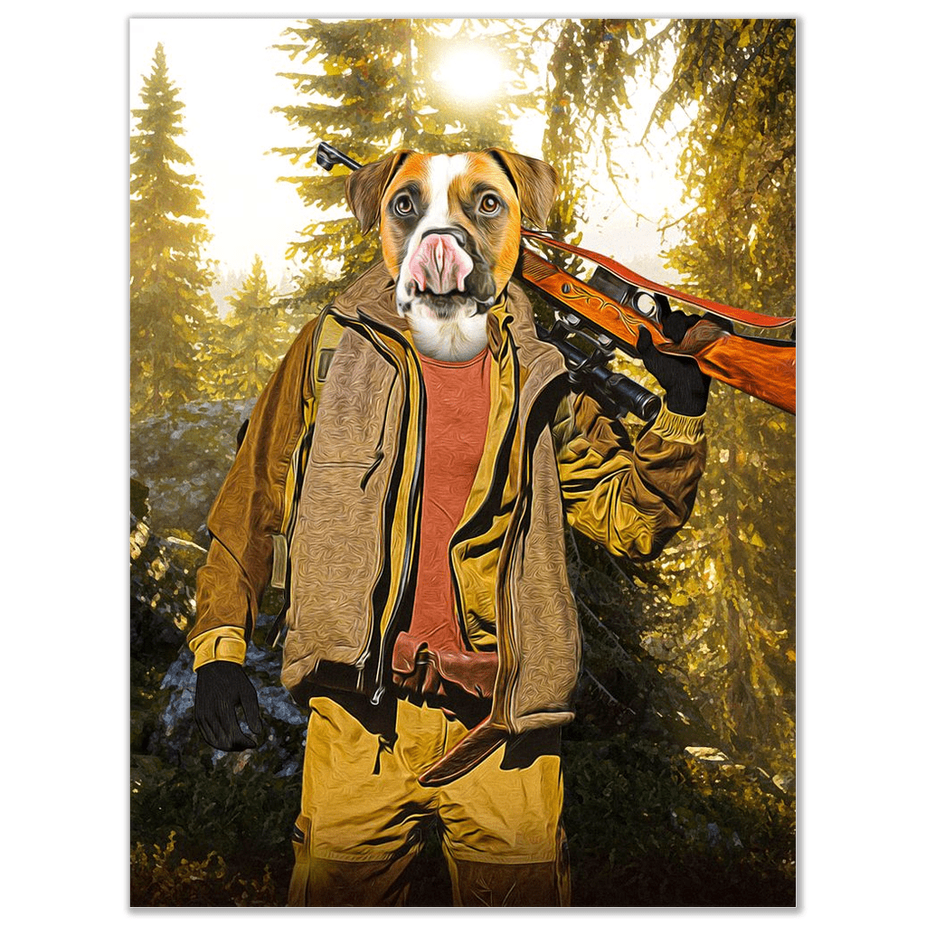 &#39;The Hunter&#39; Personalized Pet Poster