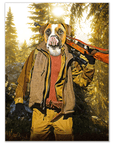 'The Hunter' Personalized Pet Poster
